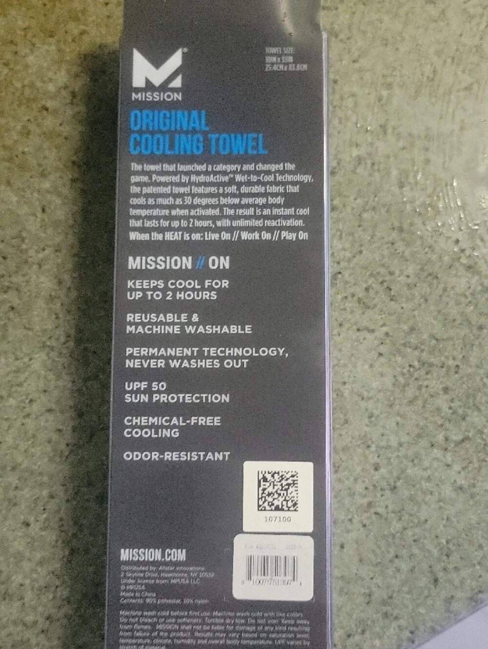 Mission Original Cooling Towel - Blue